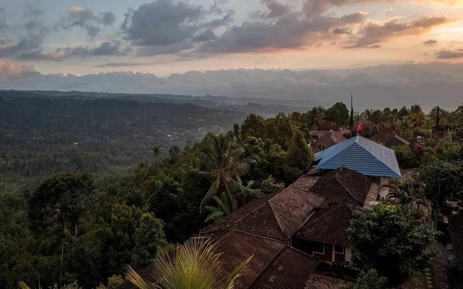 Highland landscape around Munduk, North Bali