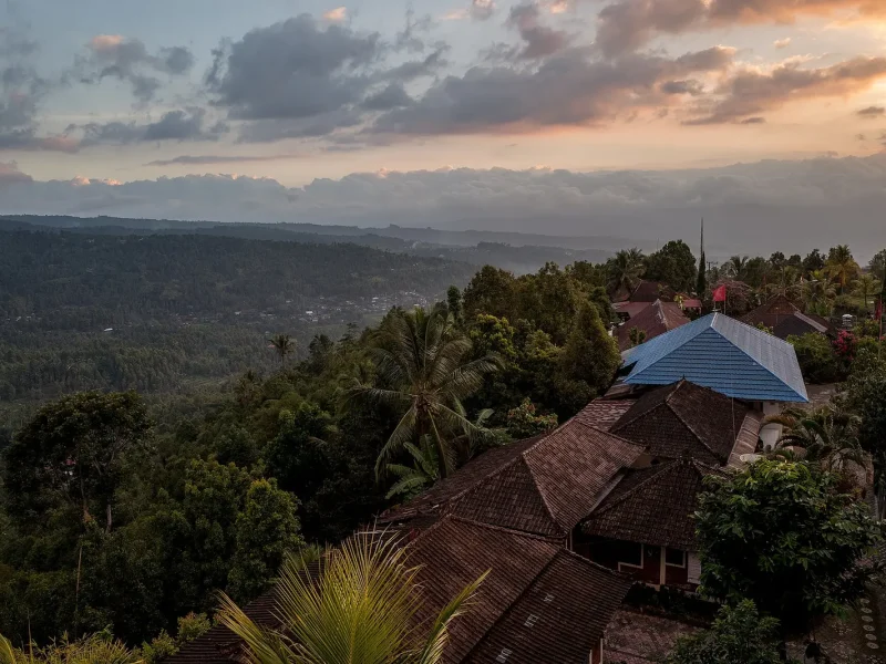 Highland landscape around Munduk, North Bali