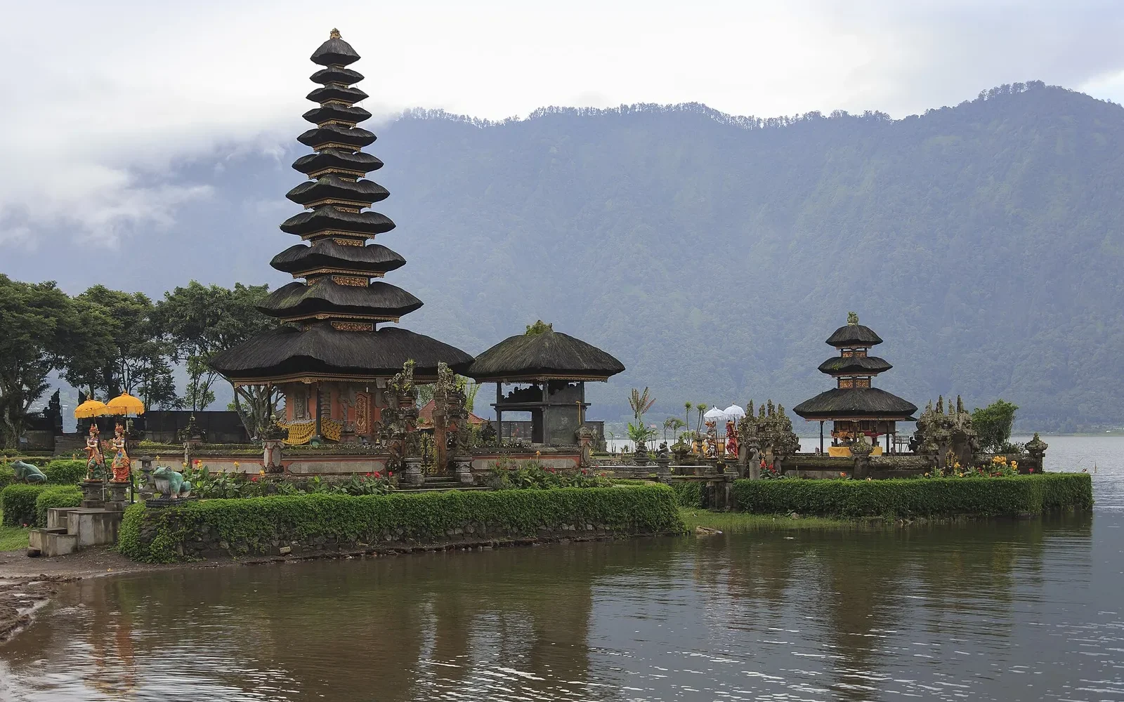 Pura Ulun Danu Beratan on Lake Bratan, Bedugul, Bali