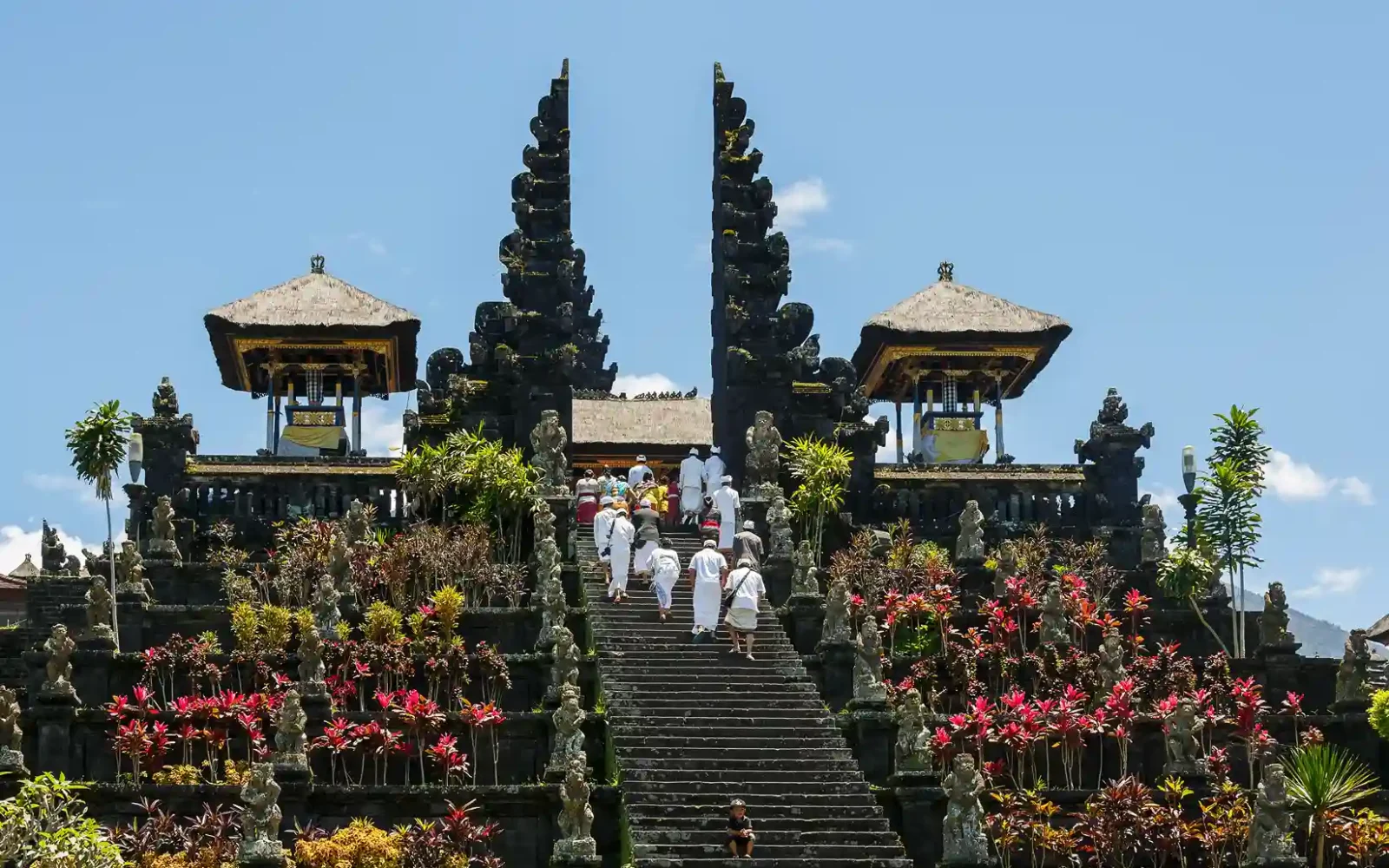 Temple gates at Pura Besakih, Bali