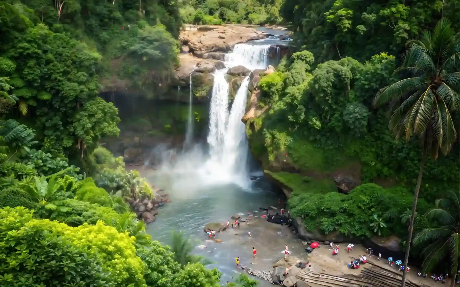 Tegenungan waterfall near Ubud, Bali